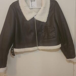Garage Brown and Cream Jacket
